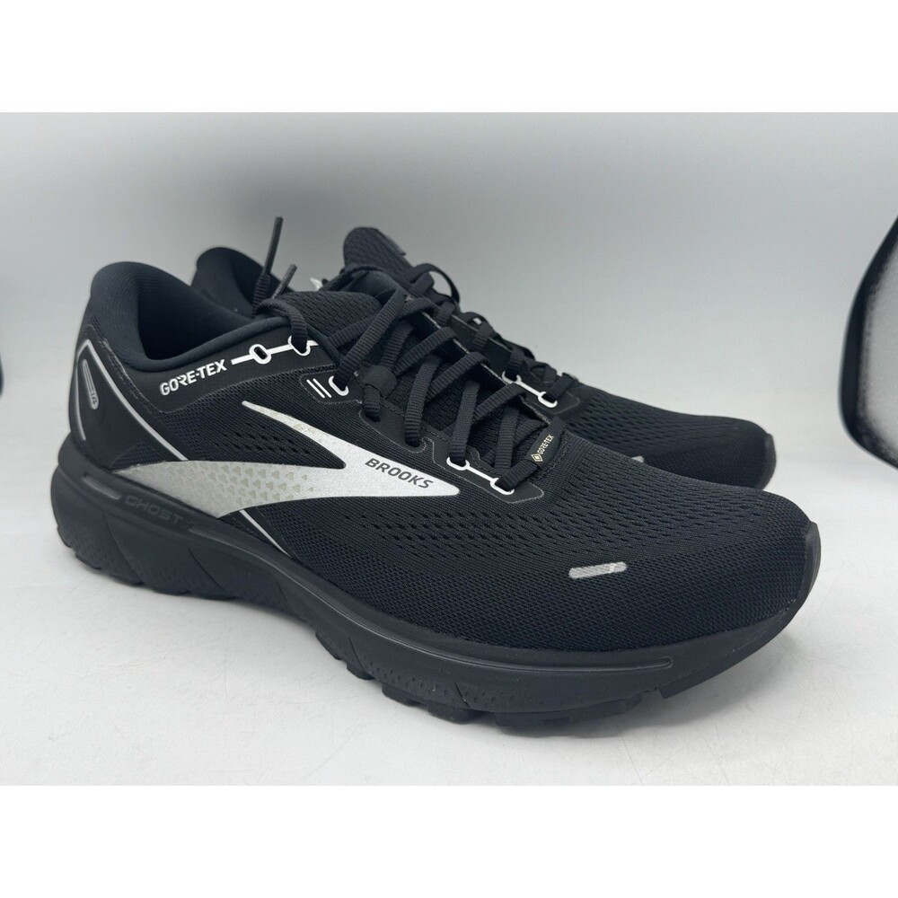 Brooks Ghost 14 GTX Black Waterproof Gore-Tex Running Shoes Men's Size 12.5